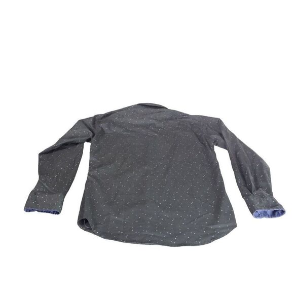 Polo Ralph Lauren Button Up Shirt Men Sz‎ M Black Geometric Preppy Workwear - Picture 6 of 6